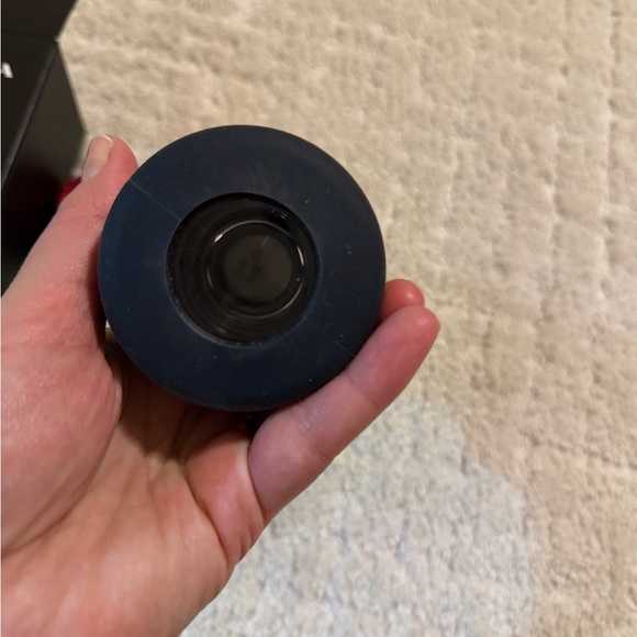 Prada Navy glasse water Bottle with Red Stripe Men Accessories - Picture 3 of 5